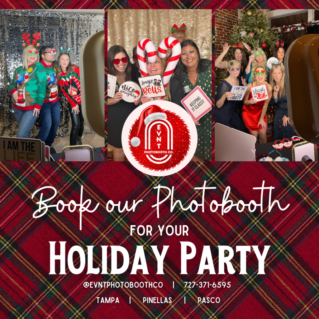 Photo Booth Tampa Rental Holiday Party