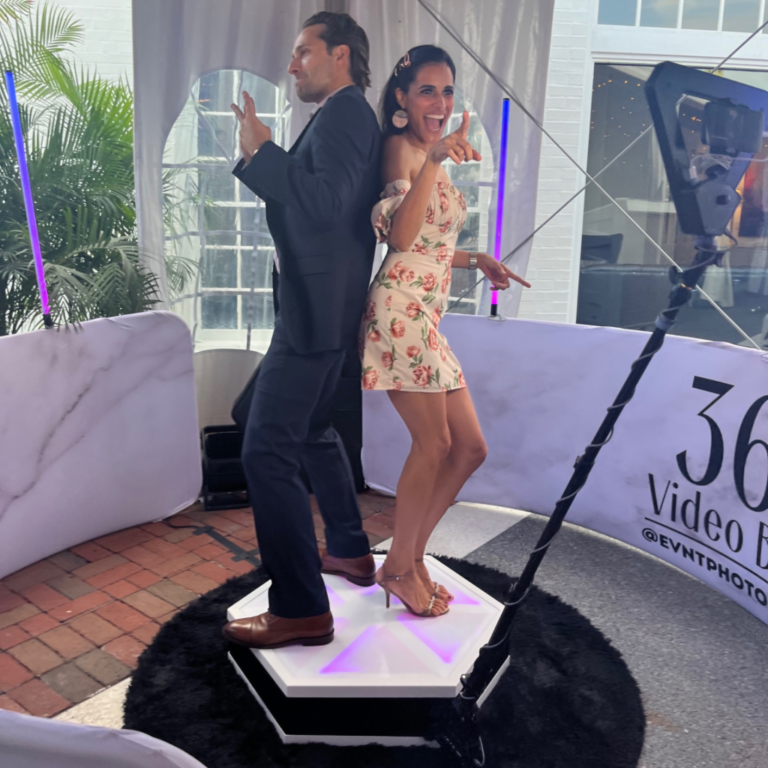 Wedding 360 Video Booth Tampa Florida