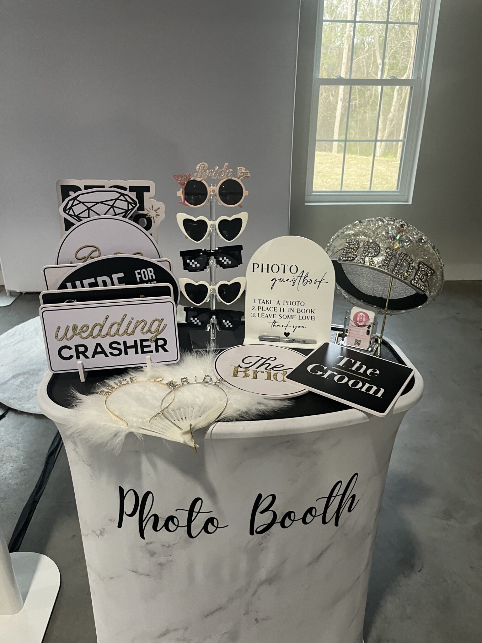 Tampa Photo Booth Props Wedding