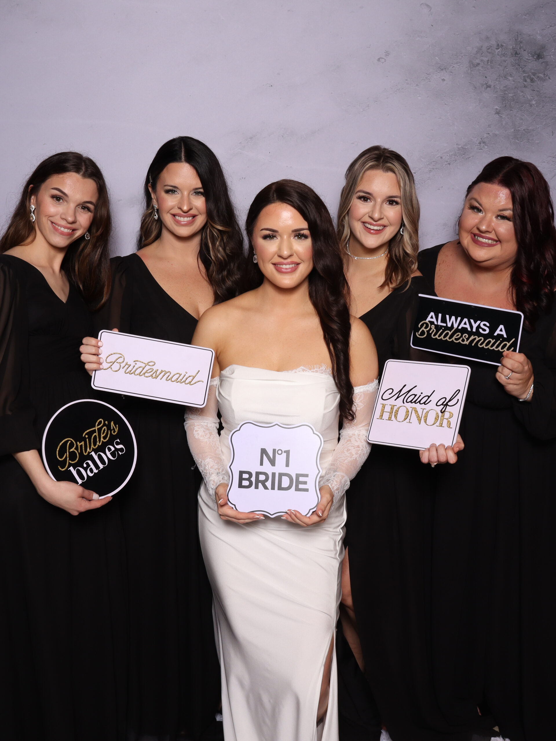 Bridesmaids Dresses Tampa Bay Wedding Photobooth Glam