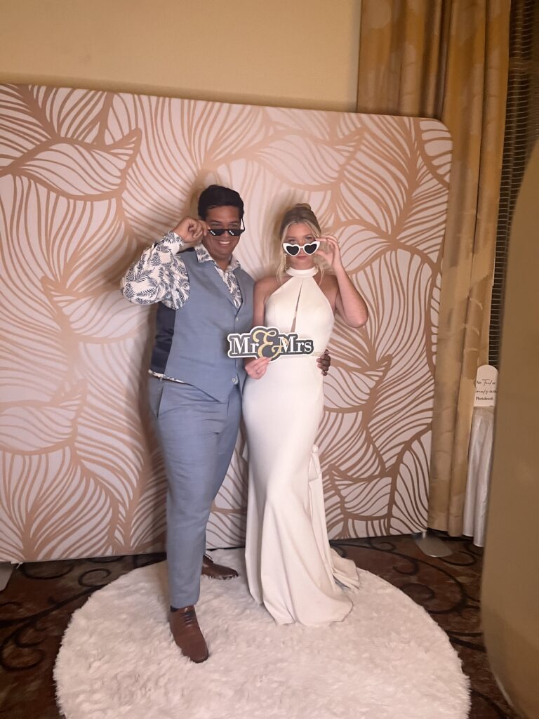 Wedding on Clearwater Beach at The Sandpearl Resort Photo Booth with Prints