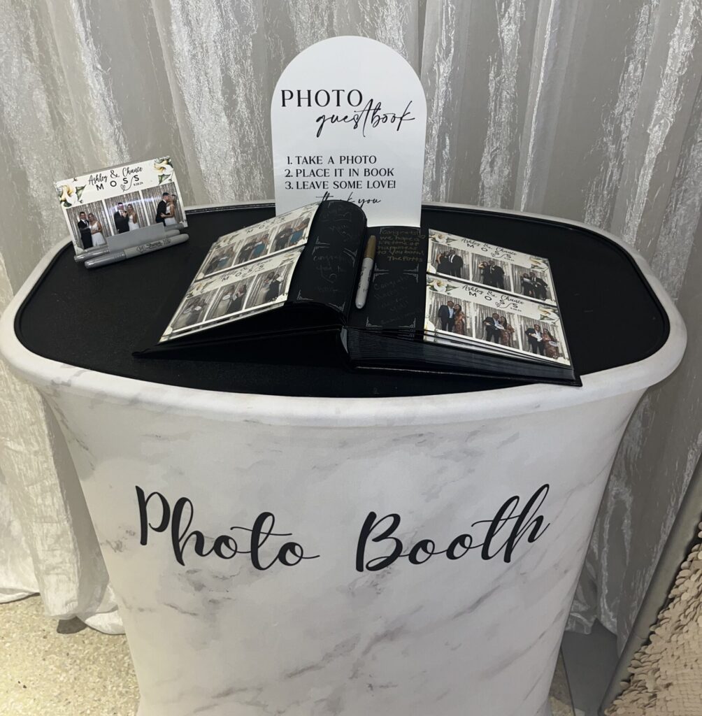 Photo guest book keepsake tampa Photo Booth rental