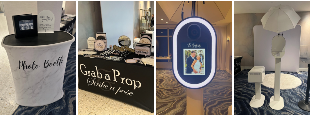 Glam booth rental tampa bay florida wedding vendor pro