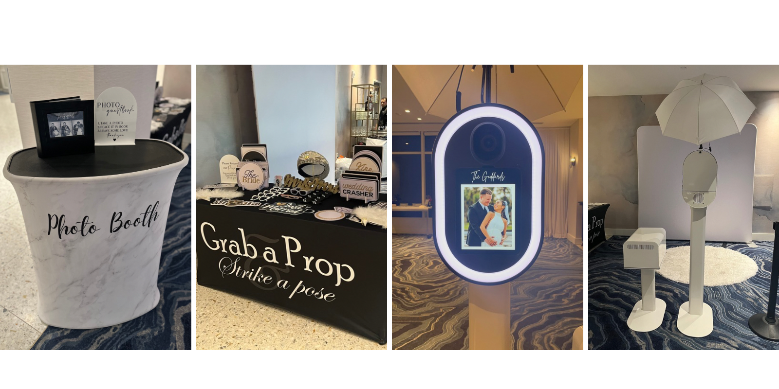 Glam booth rental tampa bay florida wedding vendor pro