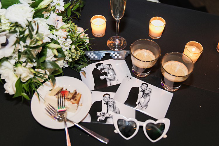 Glam booth Photo Booth wedding flat lay photo print