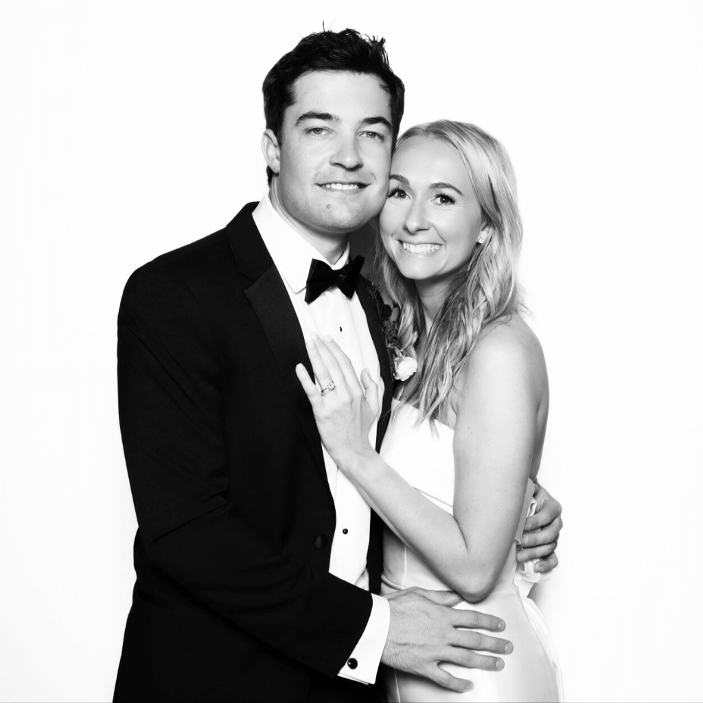 Black and white glam booth stream song resort florida