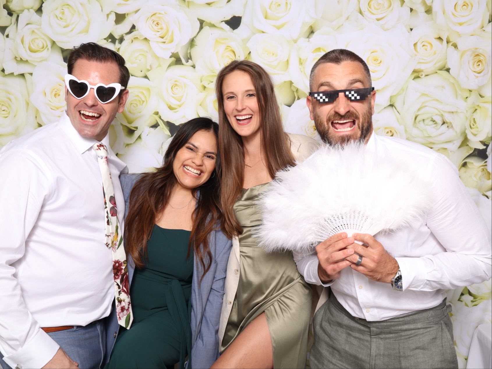 Tampa garden club wedding Photo Booth rental
