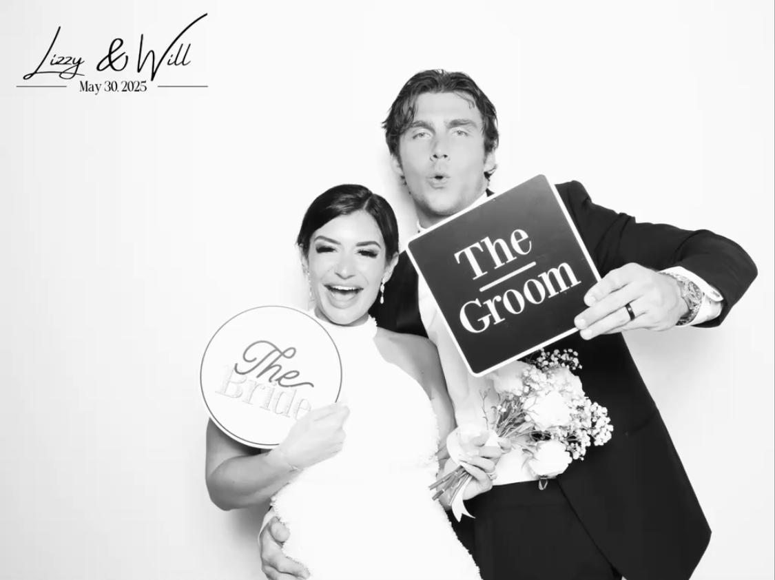 Wedding at Bella Cosa Weddings in Lake Wales, FL Glam Booth Photo Prints Wedding vendor