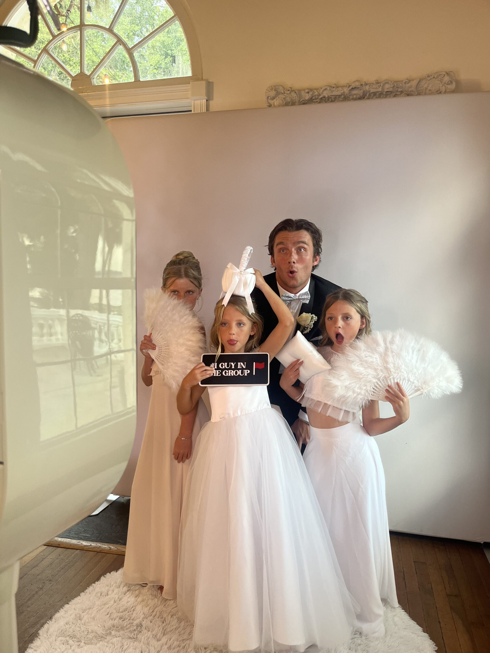 Wedding at Bella Cosa Weddings in Lake Wales, FL Glam Booth Photo Prints Wedding vendor