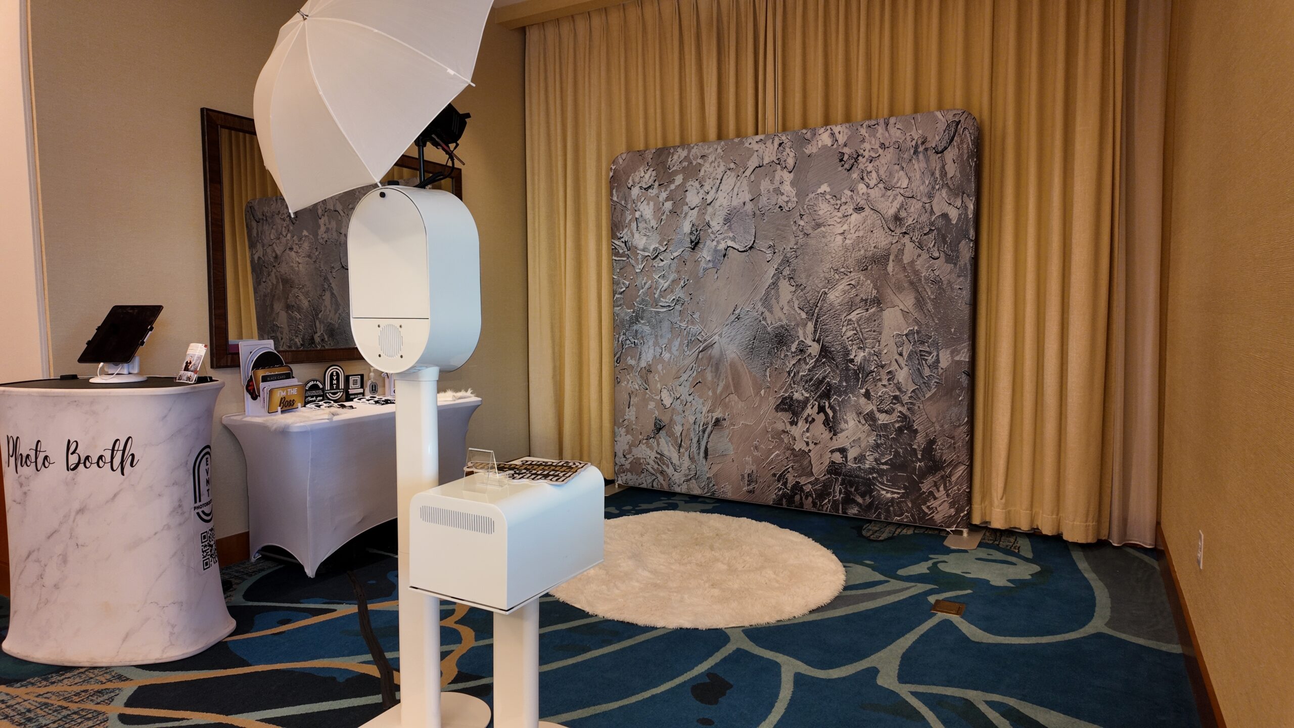 Photo Booth brand activation in tampa bay florida backdrop rental