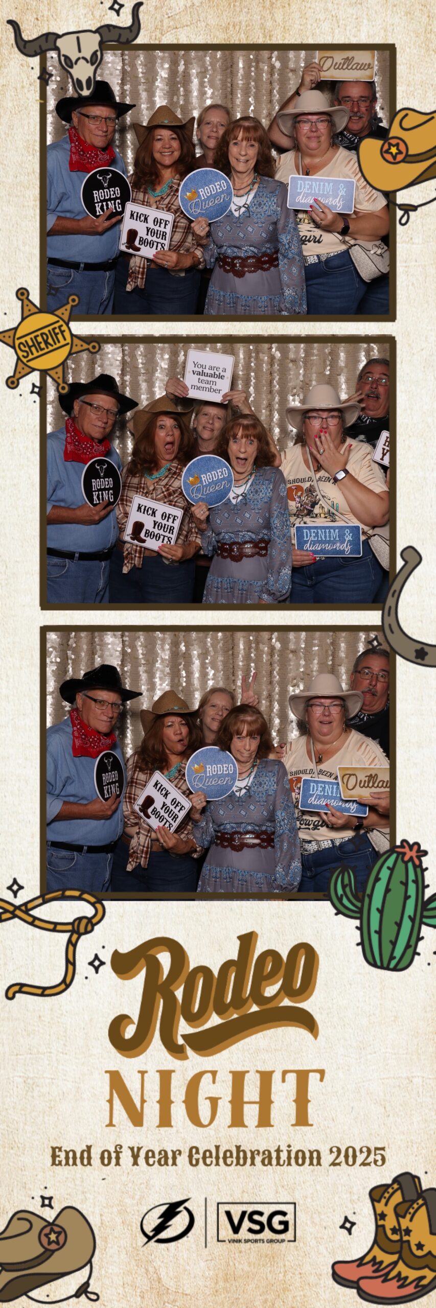 Tampa bay Photo Booth rental rodeo theme Amalie arena