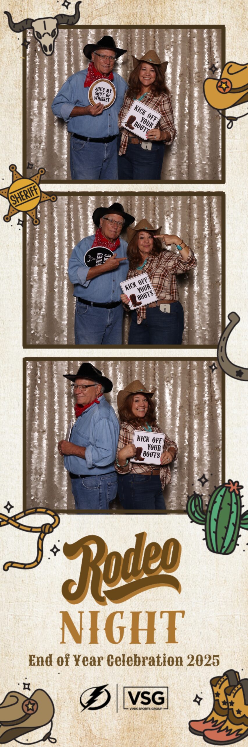 Tampa bay Photo Booth rental rodeo theme Amalie arena