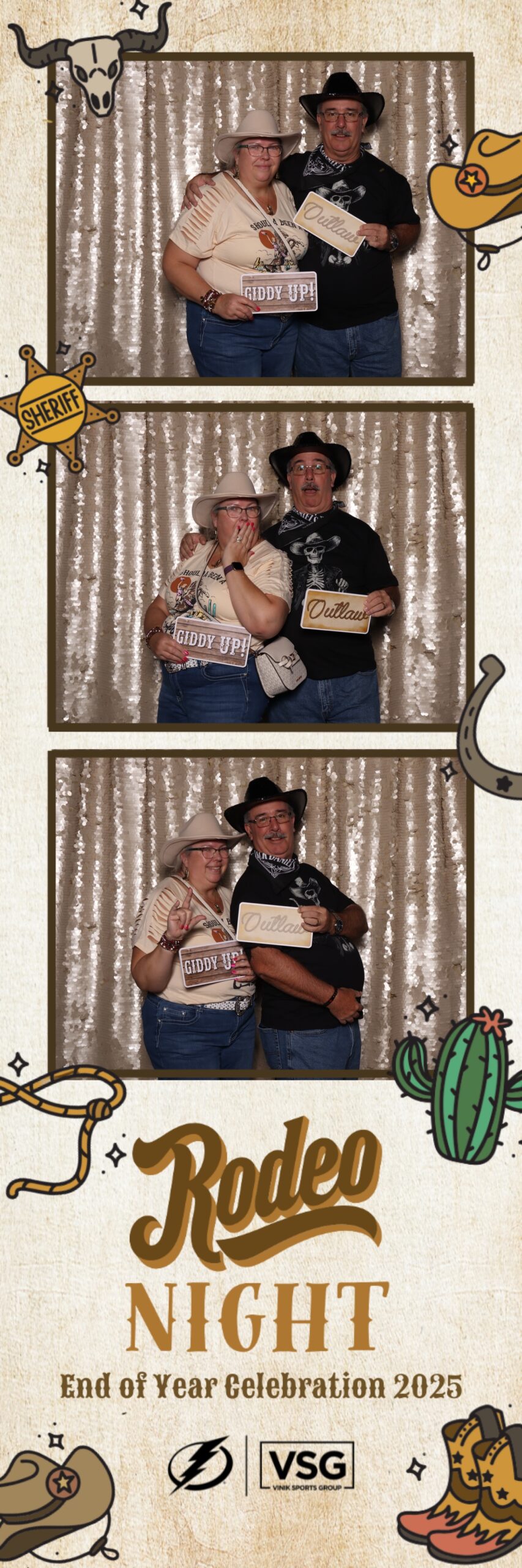 Tampa bay Photo Booth rental rodeo theme Amalie arena