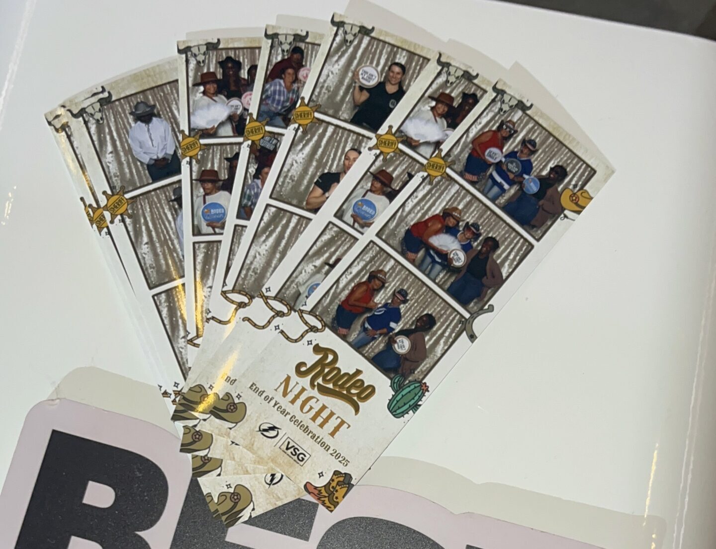 Tampa bay Photo Booth rental rodeo theme Amalie arena