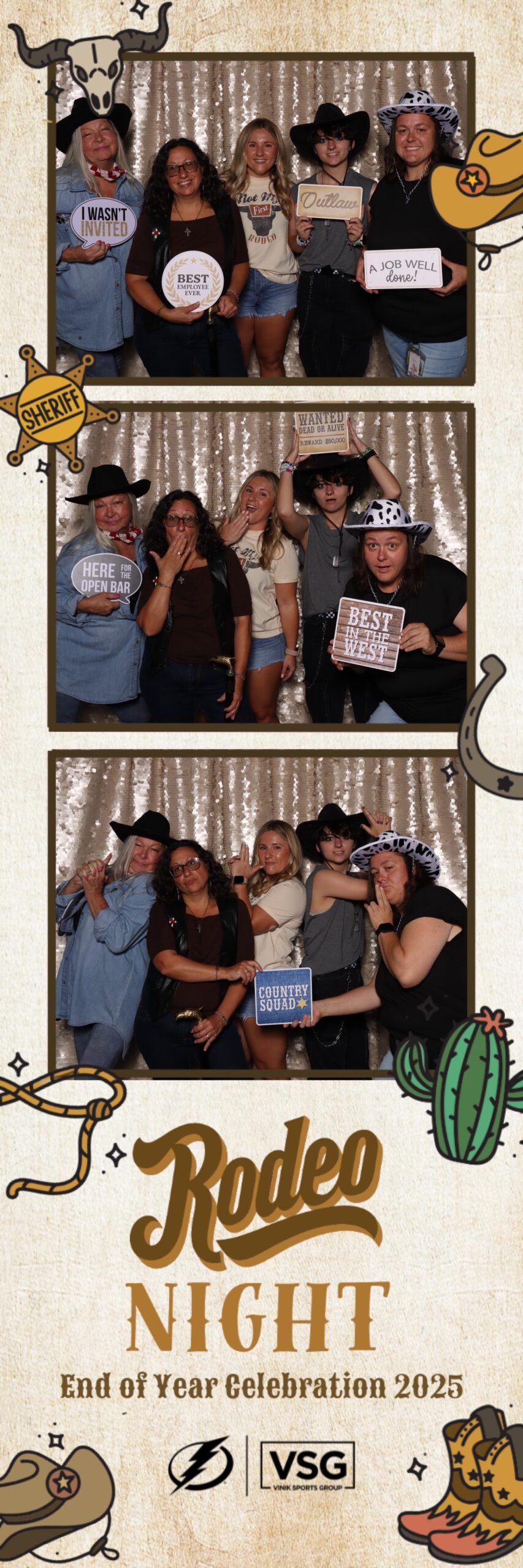 Tampa bay Photo Booth rental rodeo theme Amalie arena