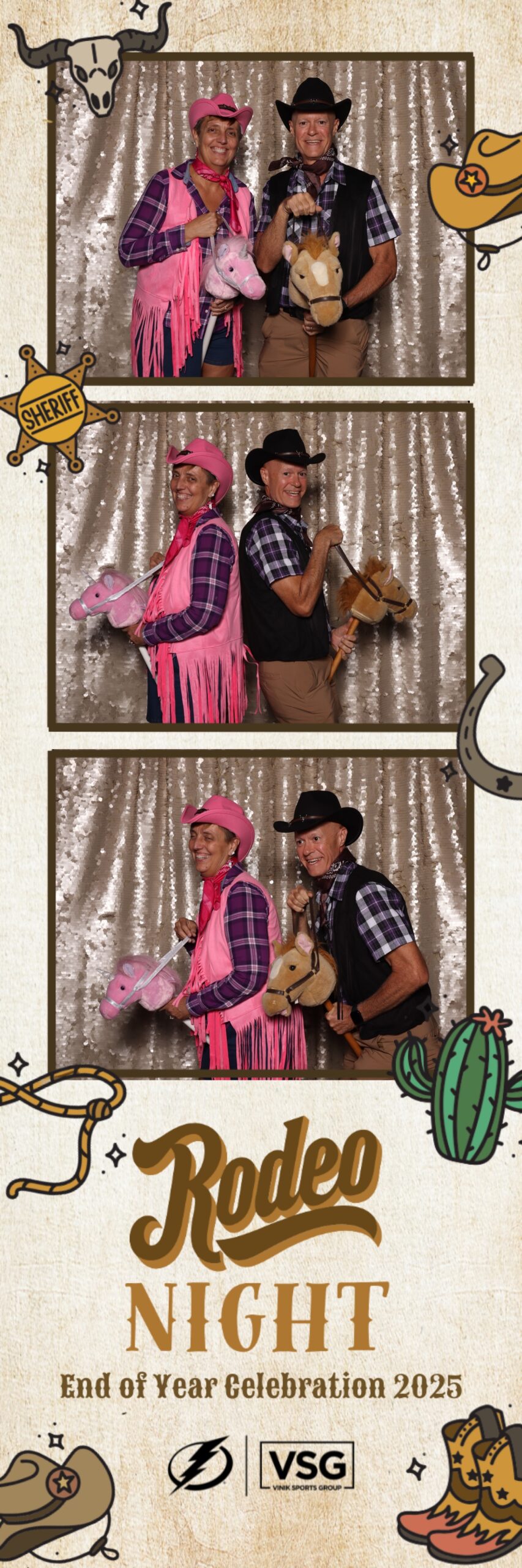 Tampa bay Photo Booth rental rodeo theme Amalie arena