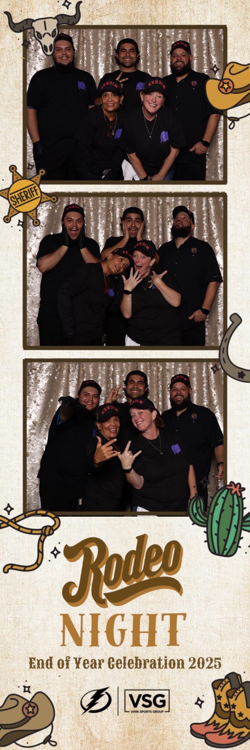 Tampa bay Photo Booth rental rodeo theme Amalie arena