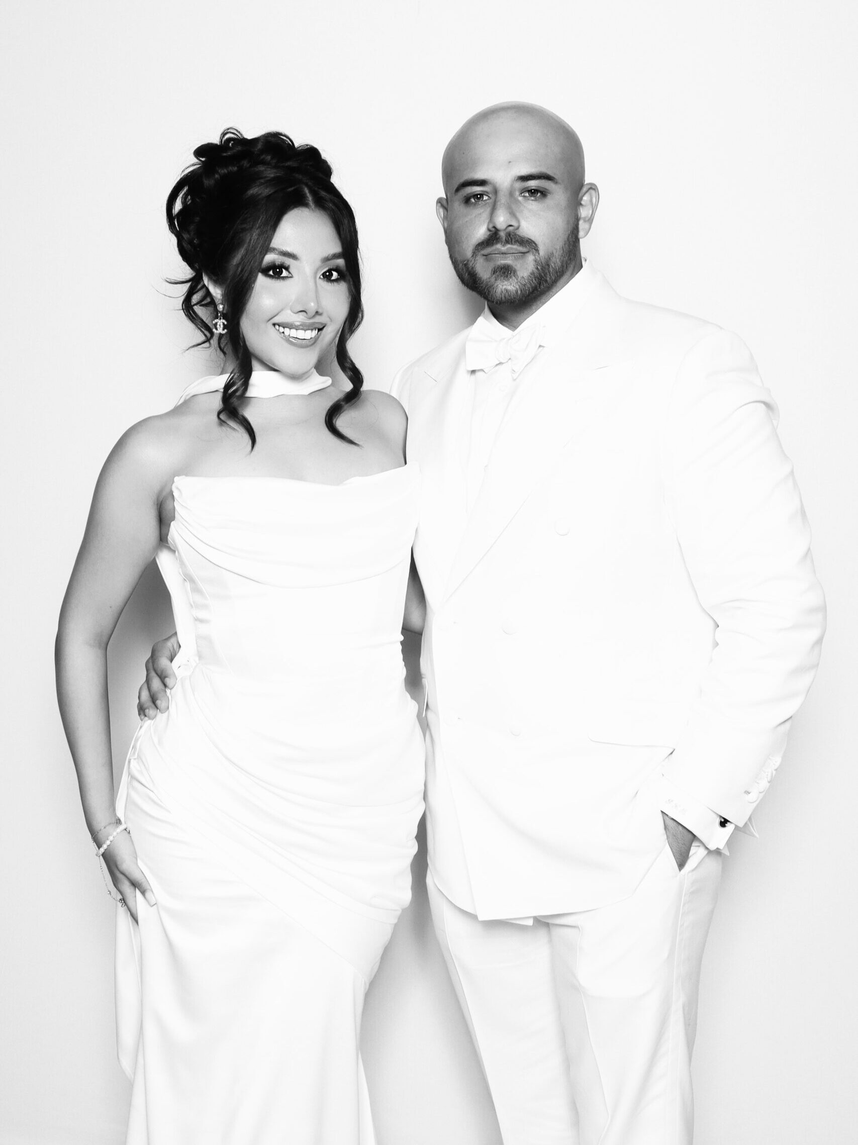 B&W Glam Booth Rental in Tampa Bay Event Venue Oxford Exchange