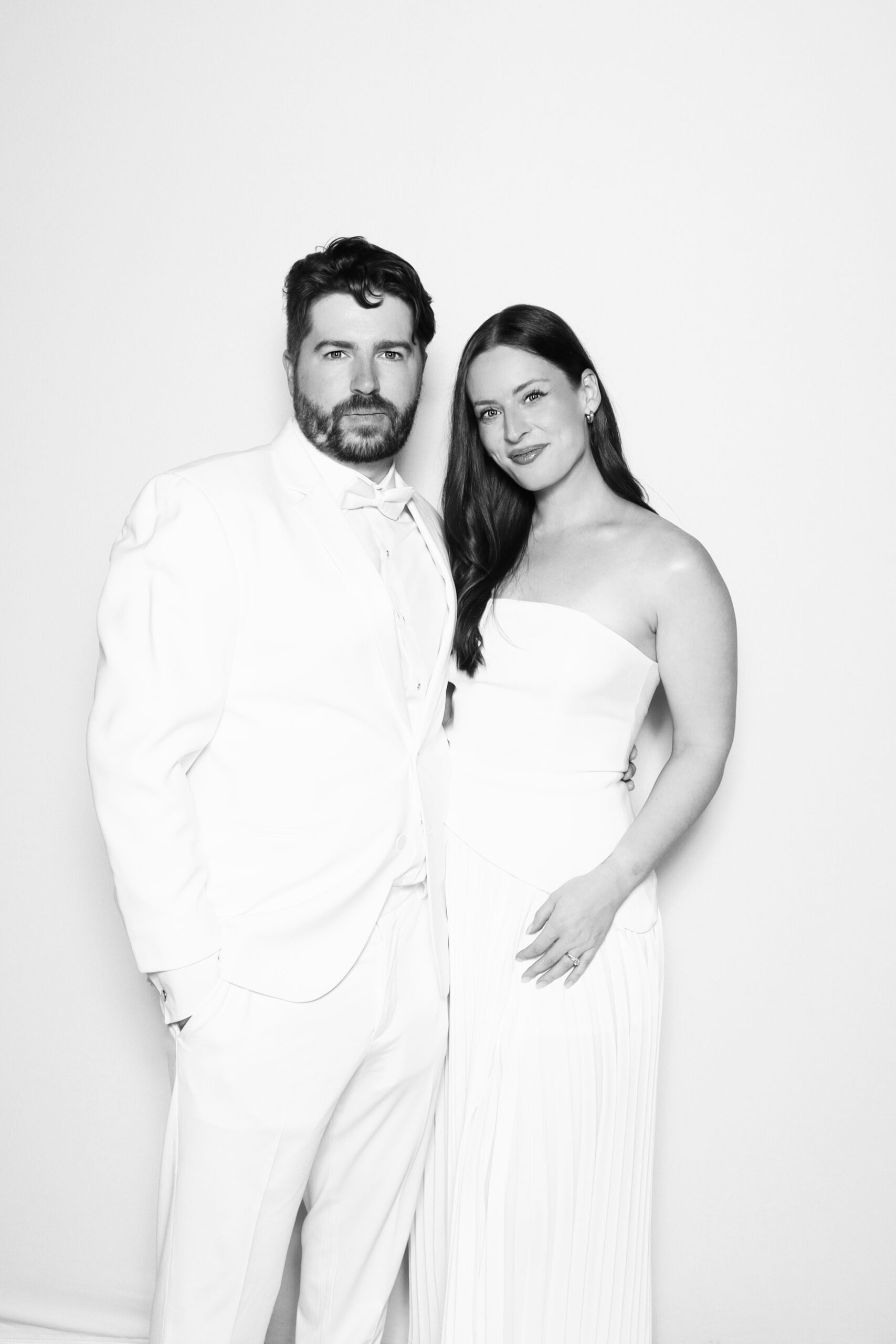 B&W Glam Booth Rental in Tampa Bay Event Venue Oxford Exchange