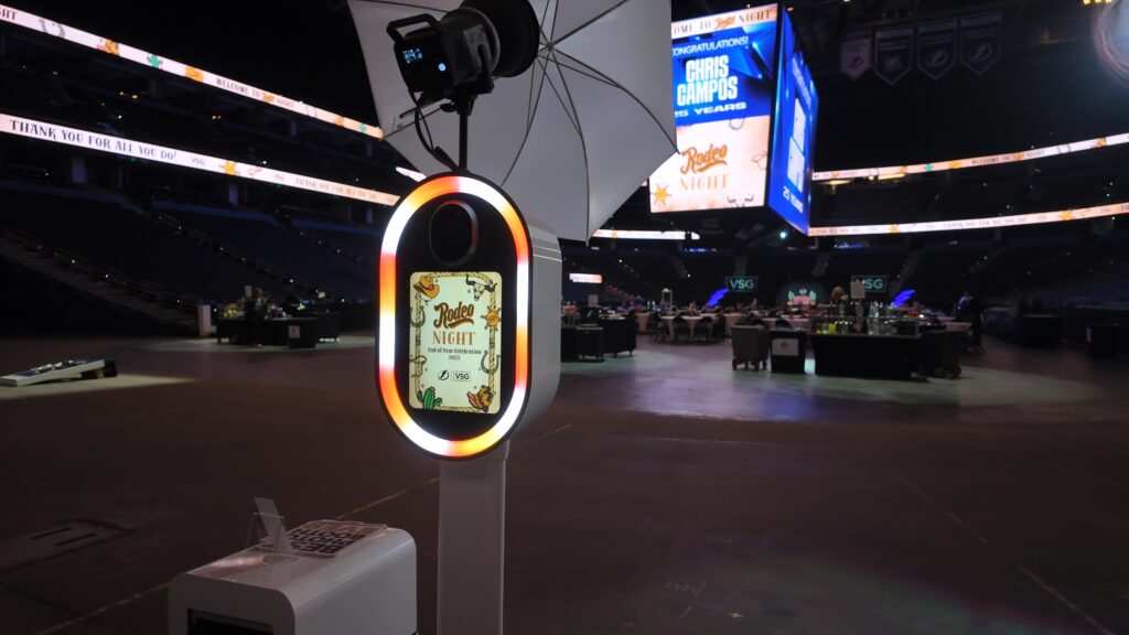 Tampa bay lightning hockey arena Photo Booth sports rental