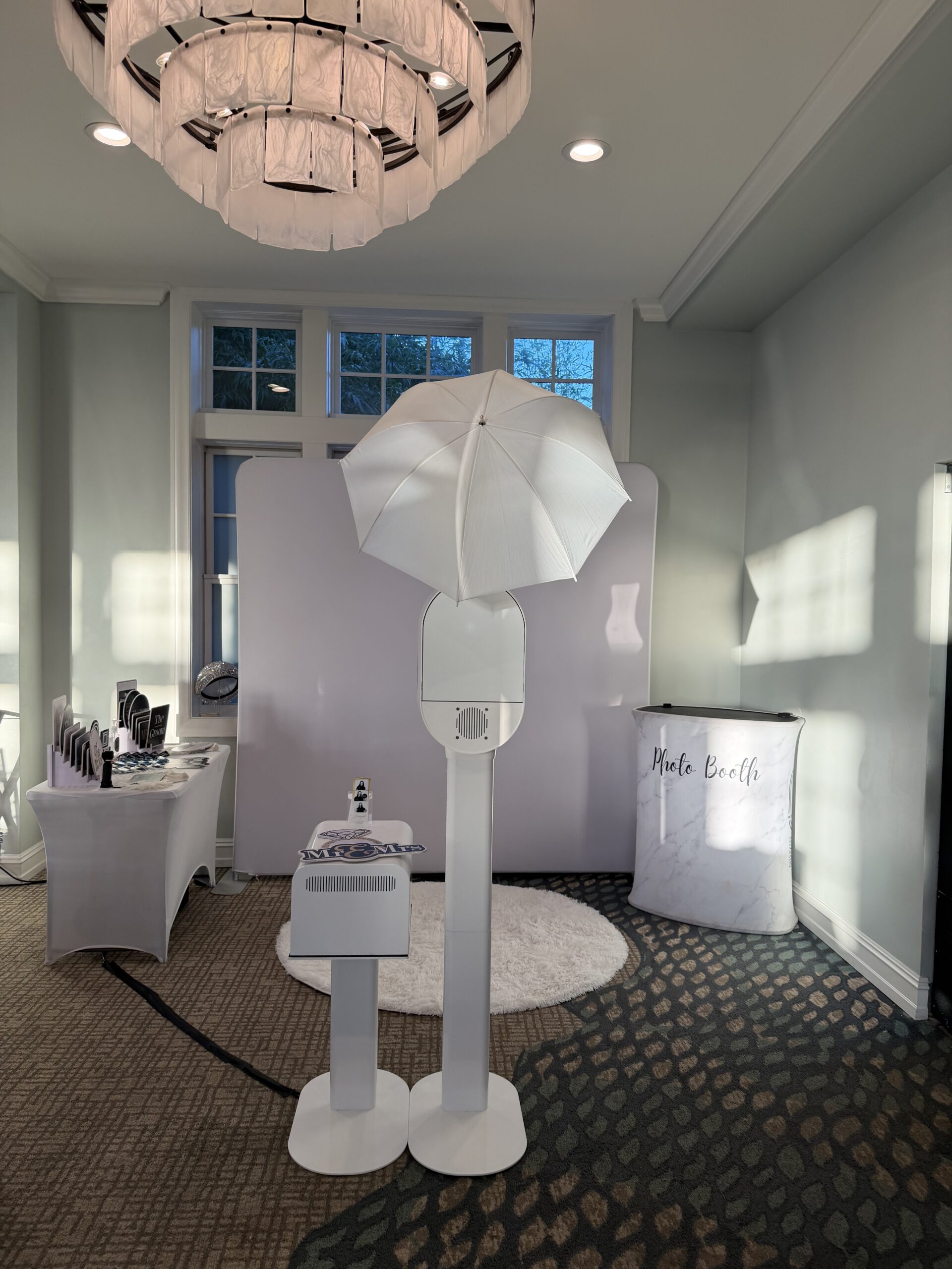 wedding at the Fenway hotel in Dunedin Florida Photo Booth rental