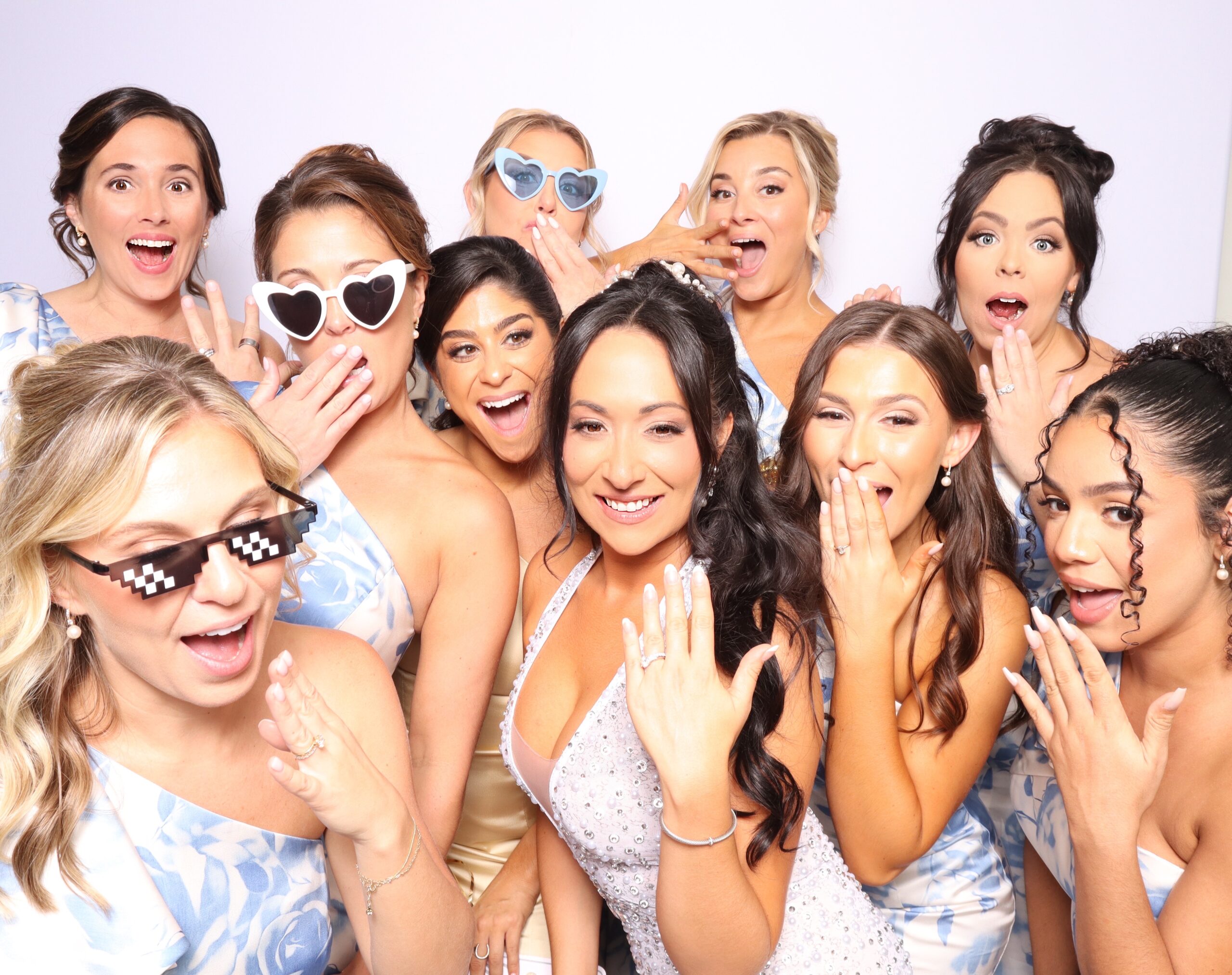 wedding at the Fenway hotel in Dunedin Florida Photo Booth rental