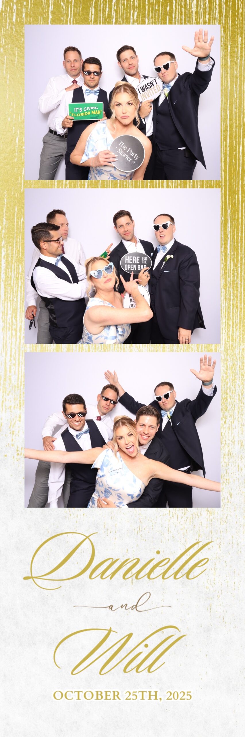 wedding at the Fenway hotel in Dunedin Florida Photo Booth rental