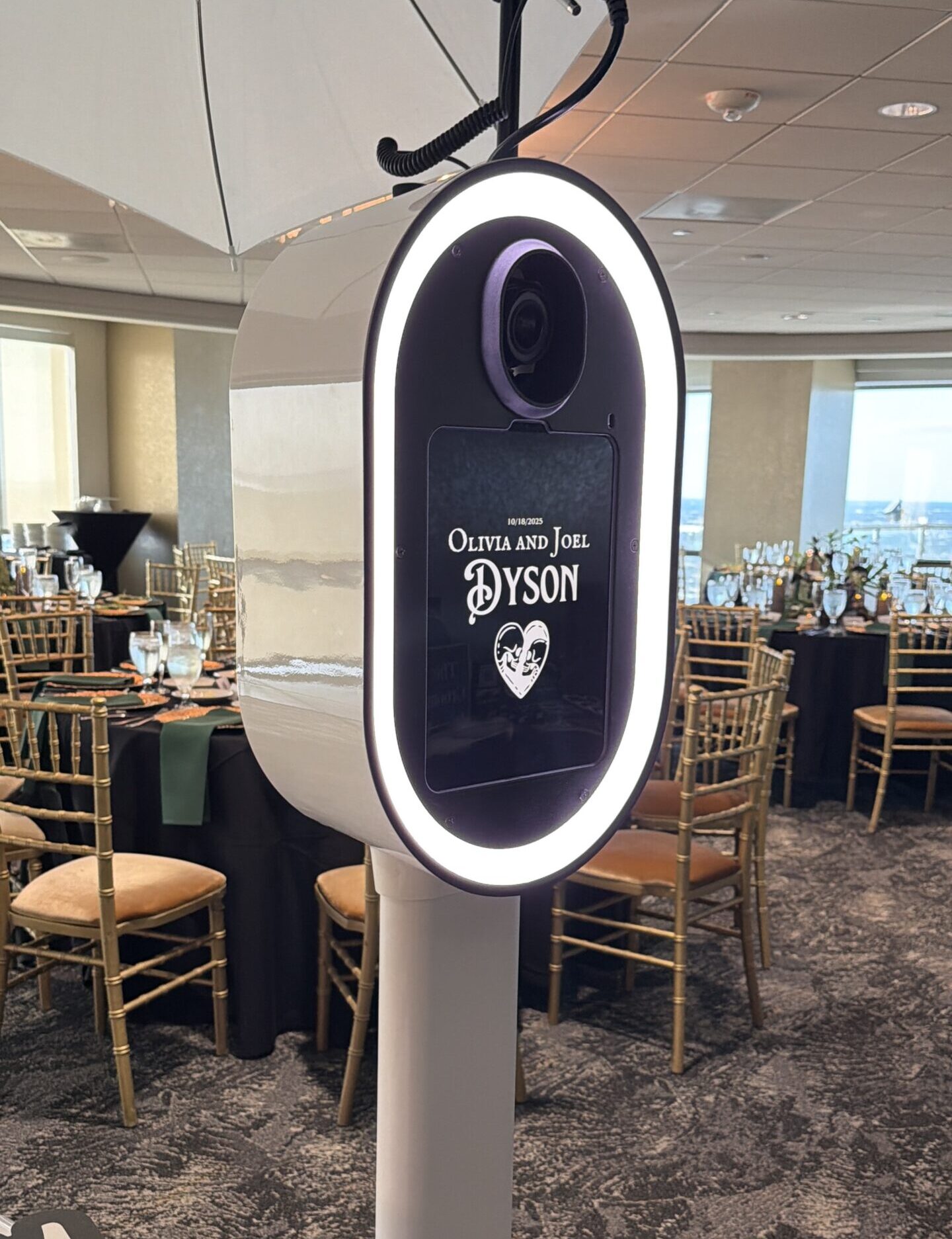 The Tampa Club Wedding Downtown Tampa Photo Booth Glam booth photo prints