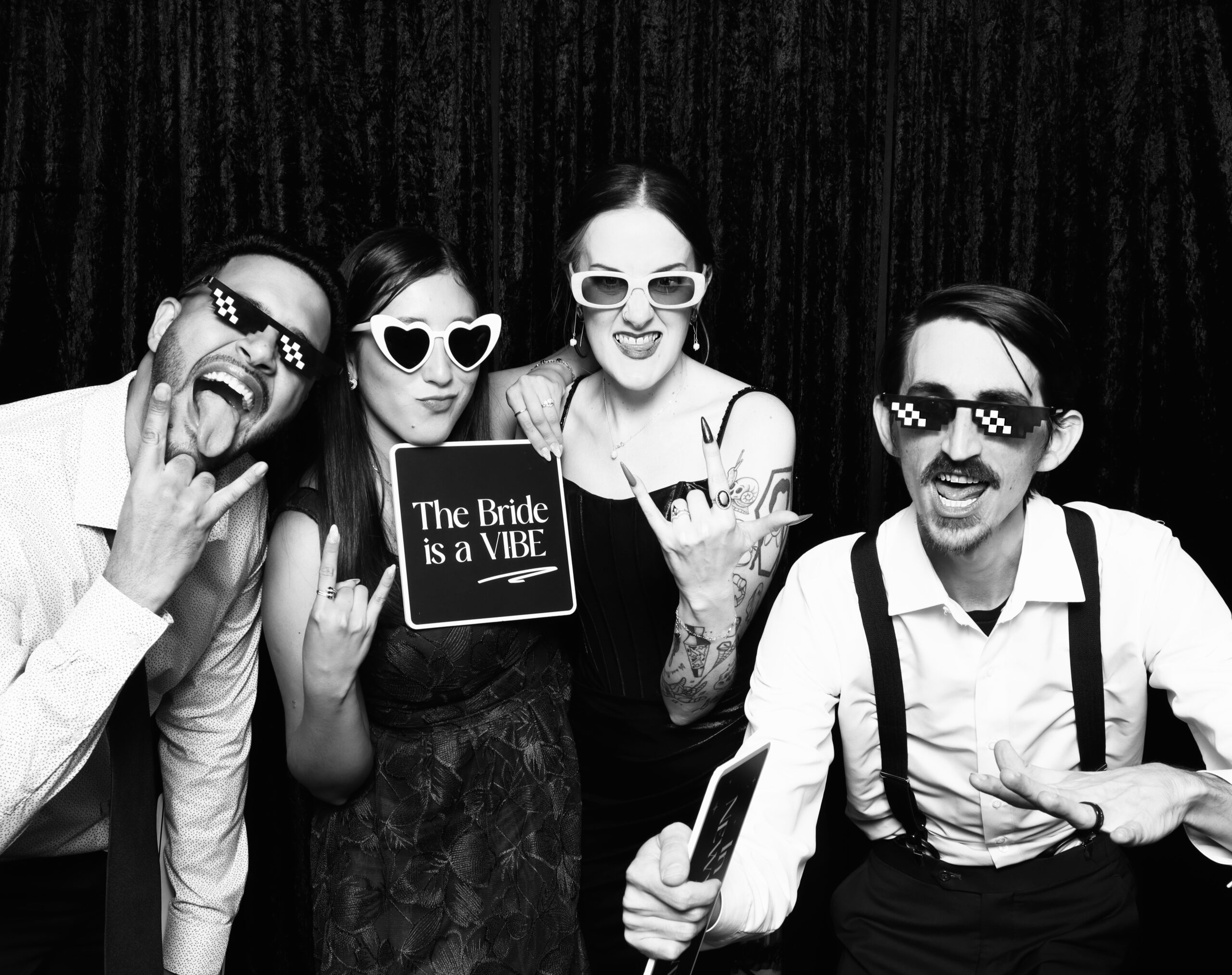 The Tampa Club Wedding Downtown Tampa Photo Booth Glam booth photo prints