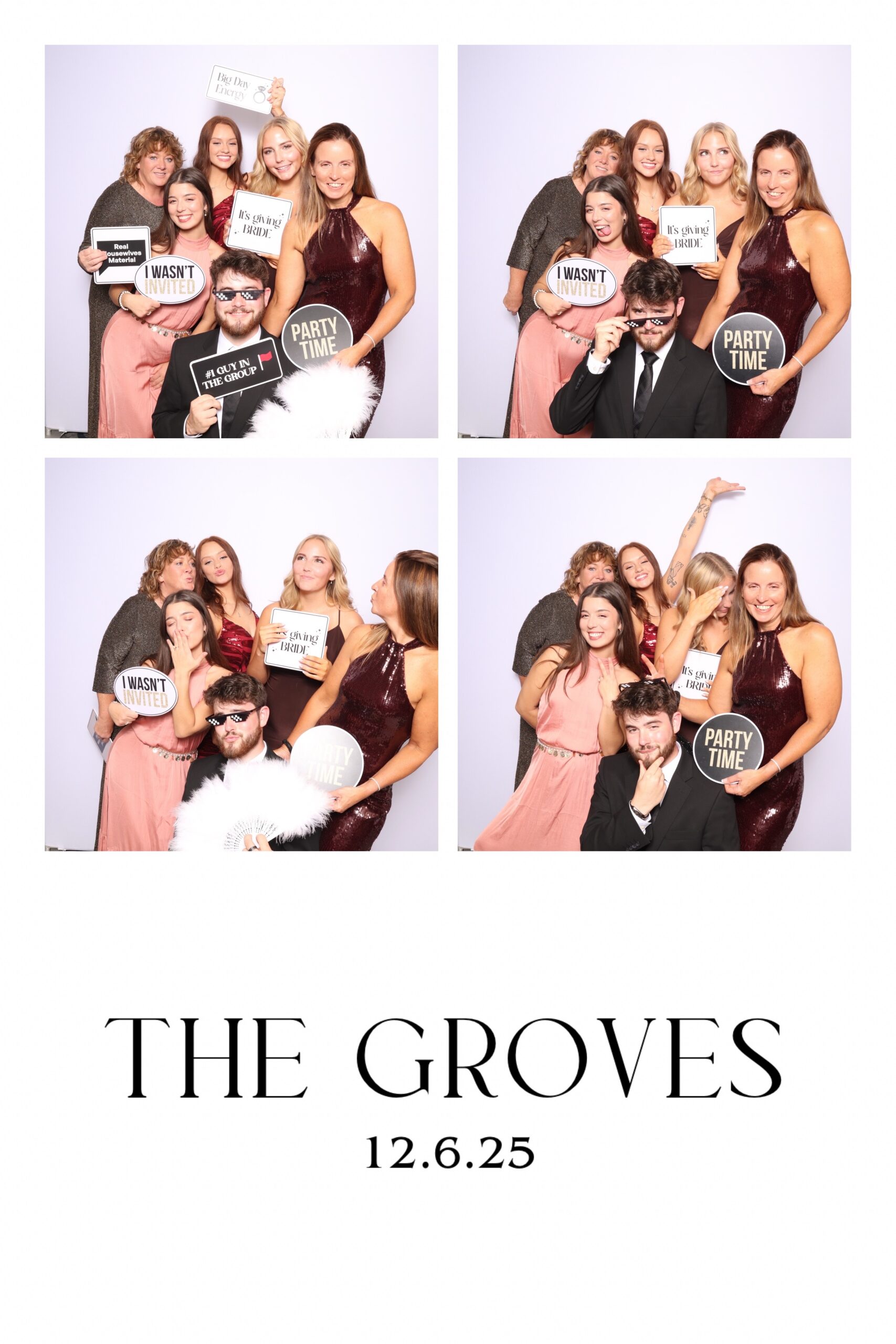 Photo booth with prints tampa fl wedding photo booth