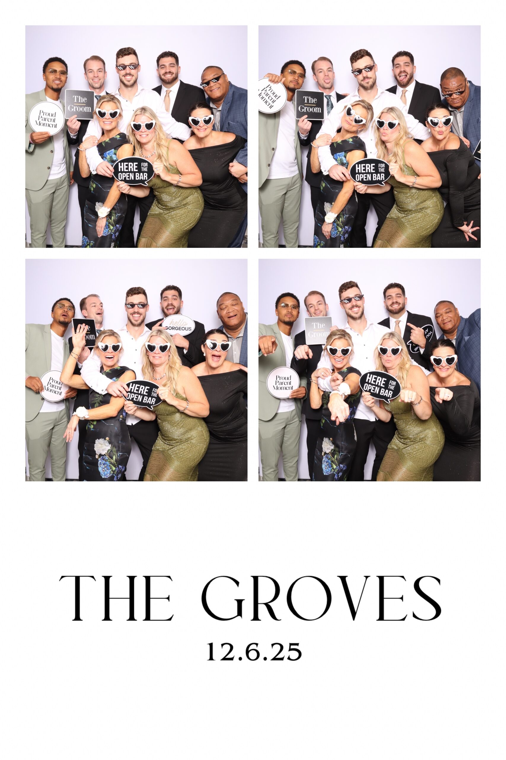 Photo booth with prints tampa fl wedding photo booth