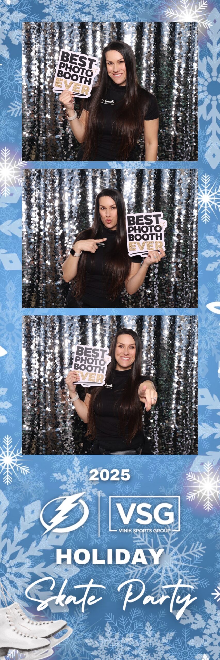 People Posing in a Photo Booth print at tampa bay florida benchmark arena