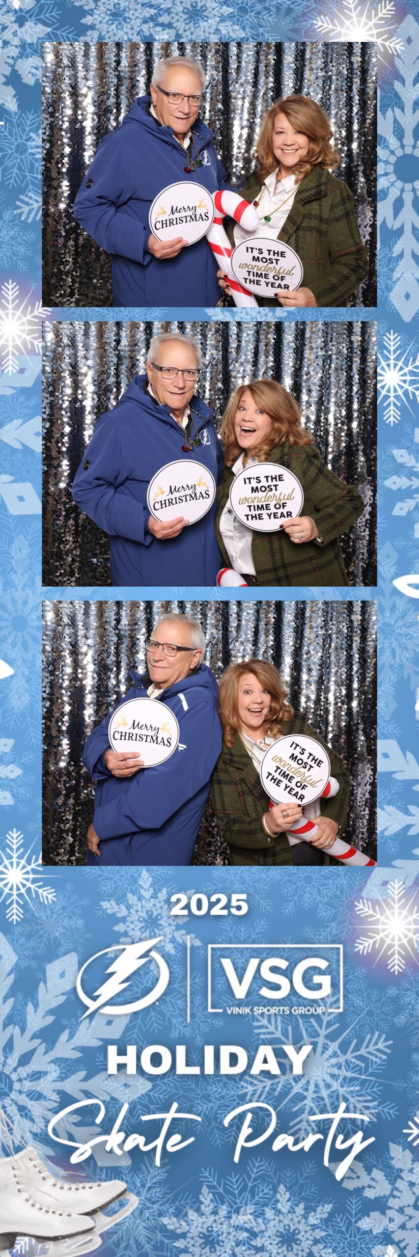 People Posing in a Photo Booth print at tampa bay florida benchmark arena