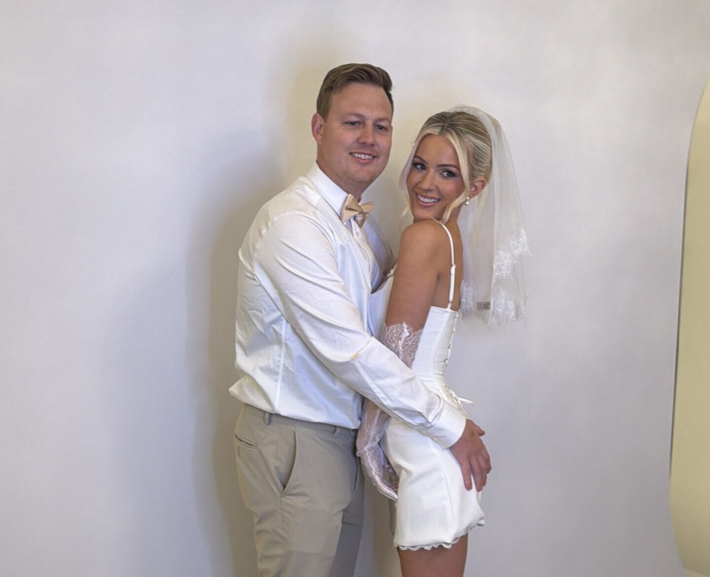 Glam Photo Booth Rental Tampa Bay Wedding Couple