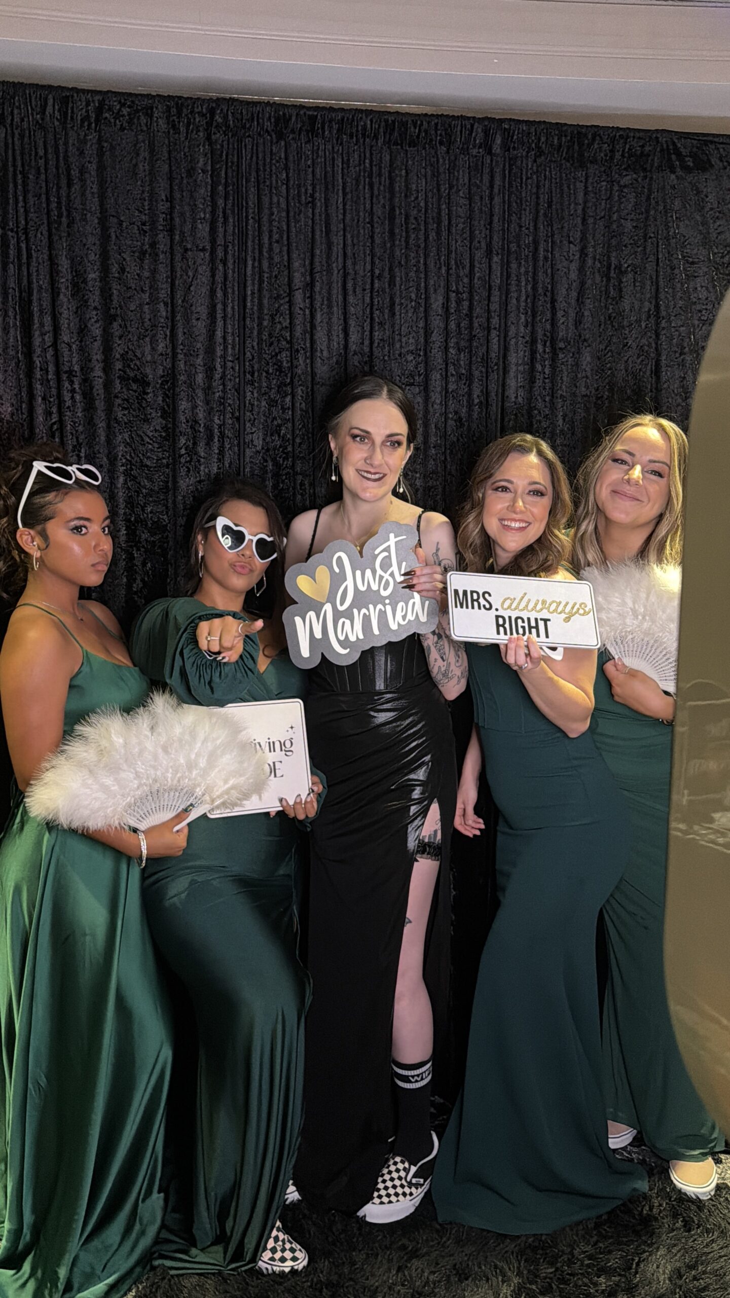 Luxury wedding photobooth prints Tampa Bay