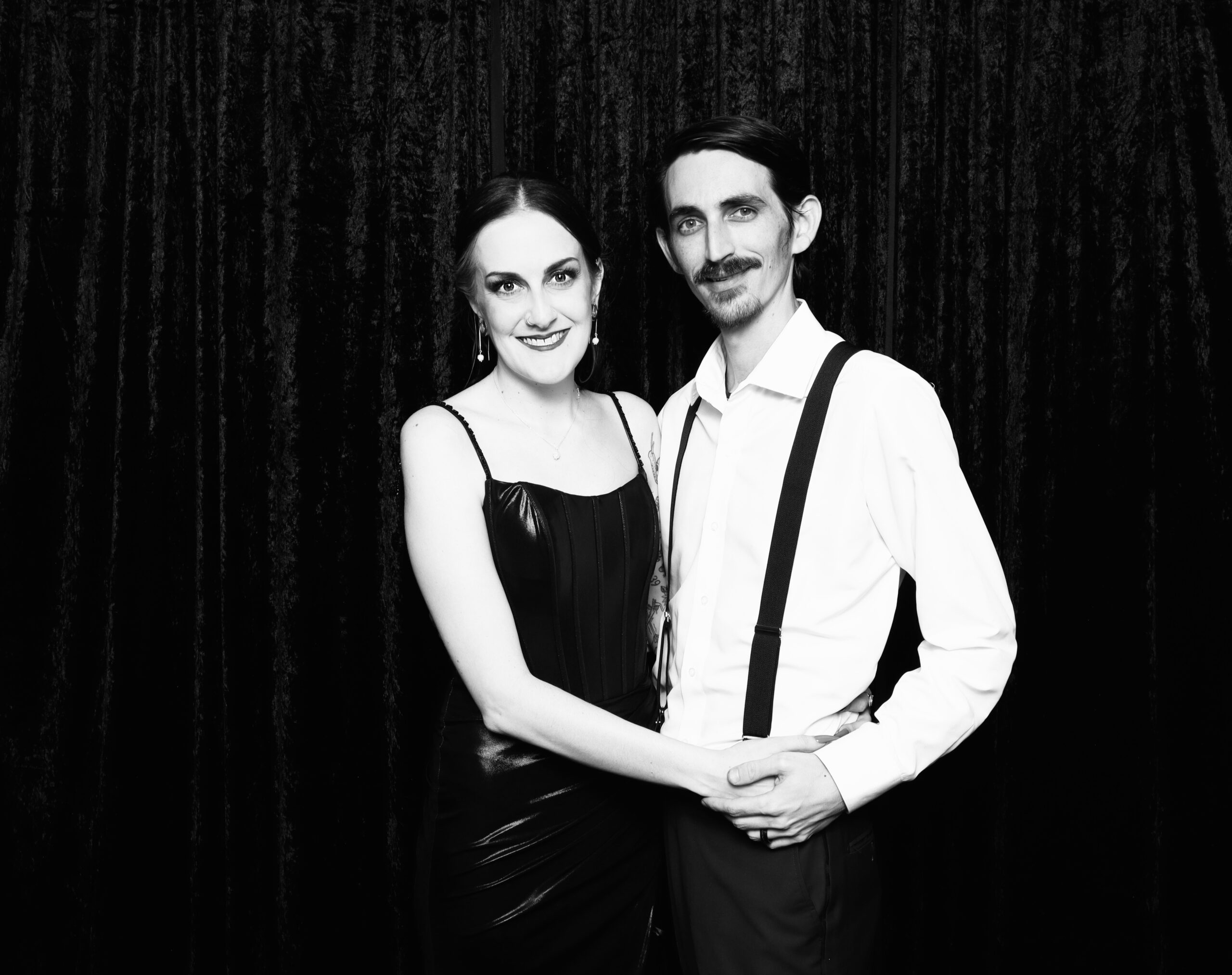Tampa Club wedding glam booth photo