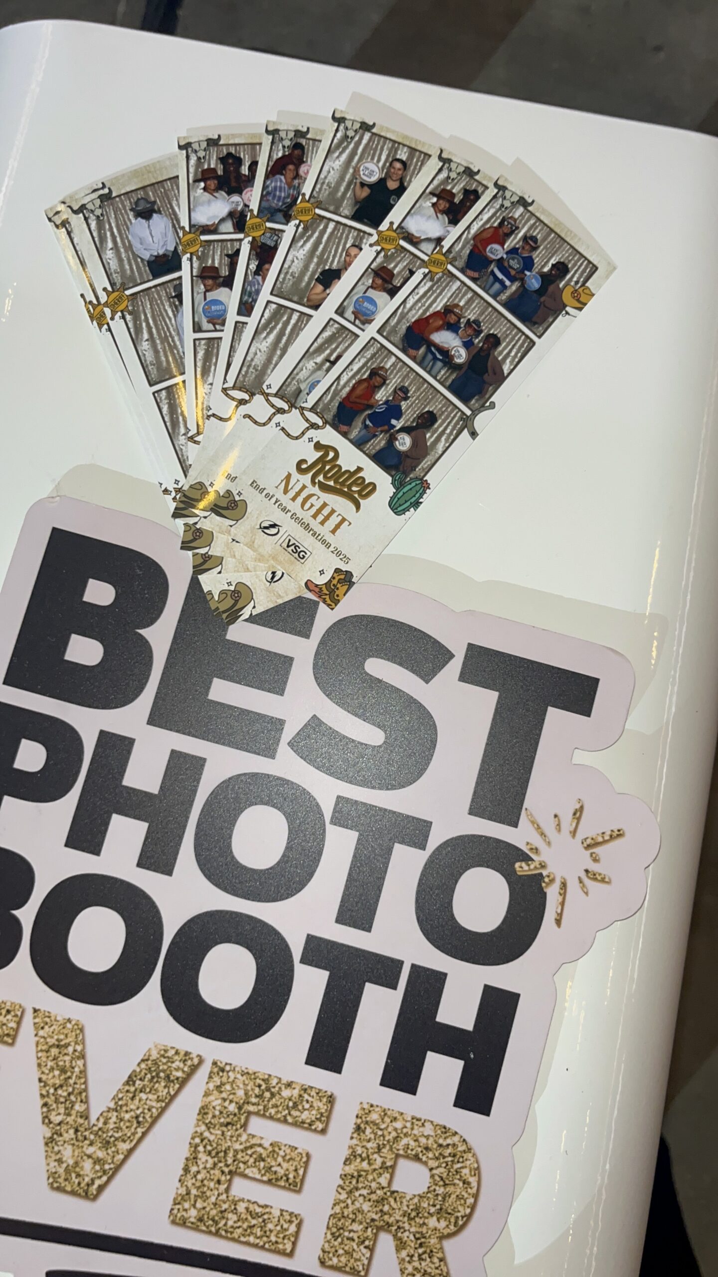 Tampa bay Photo Booth rental rodeo theme Amalie arena