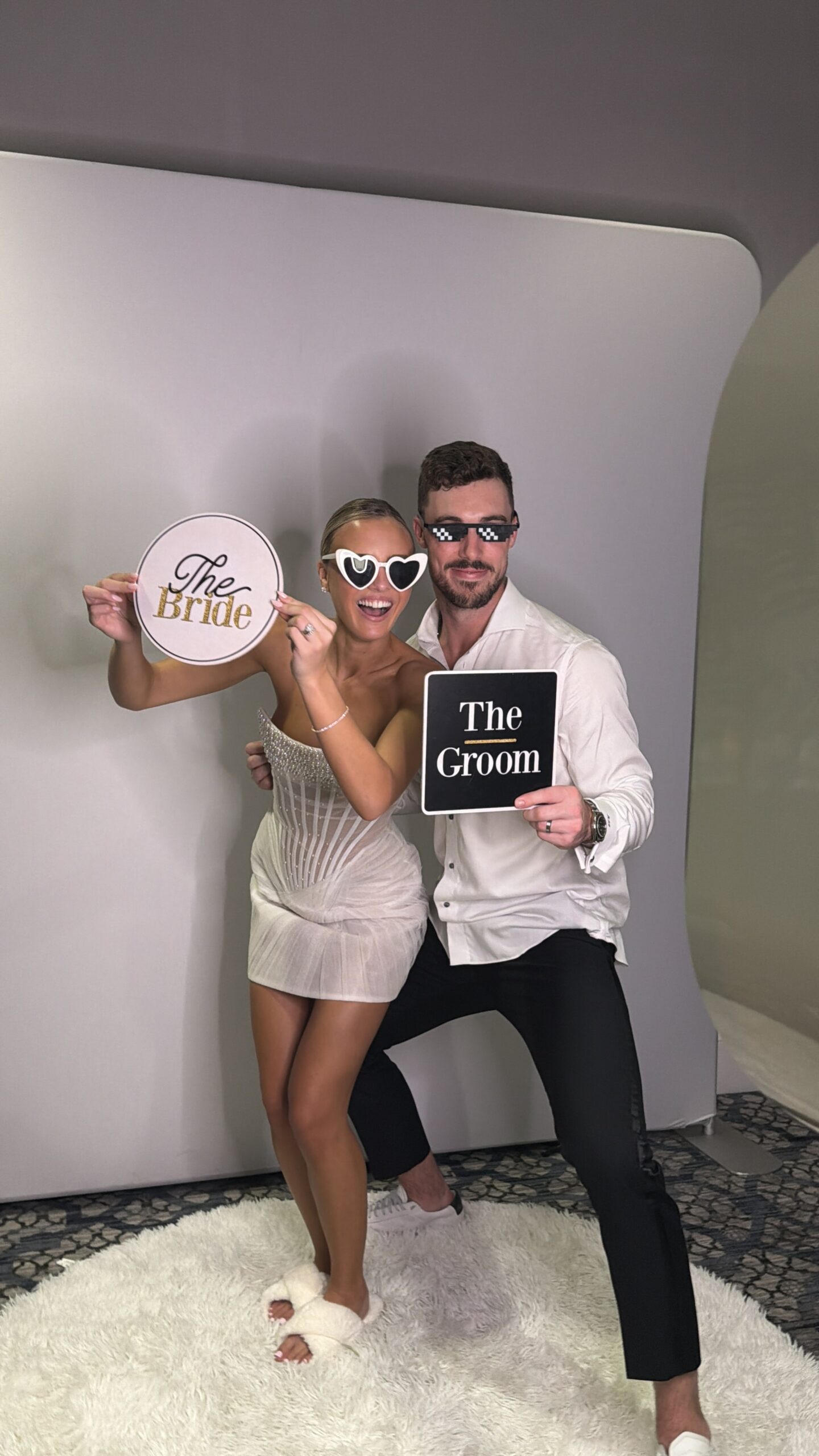 Instant photo prints Tampa wedding photobooth