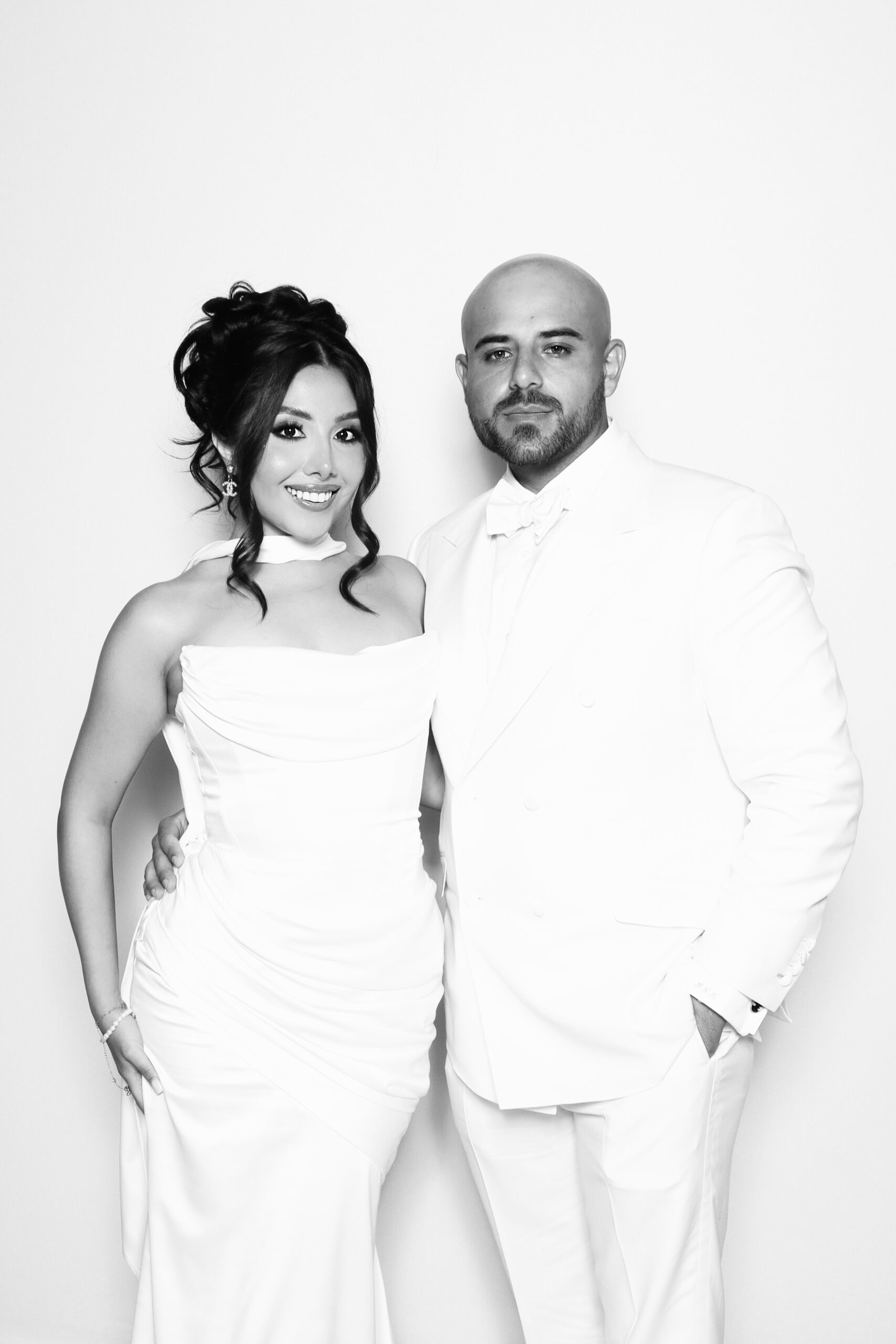 B&W Glam Booth Rental in Tampa Bay Event Venue Oxford Exchange