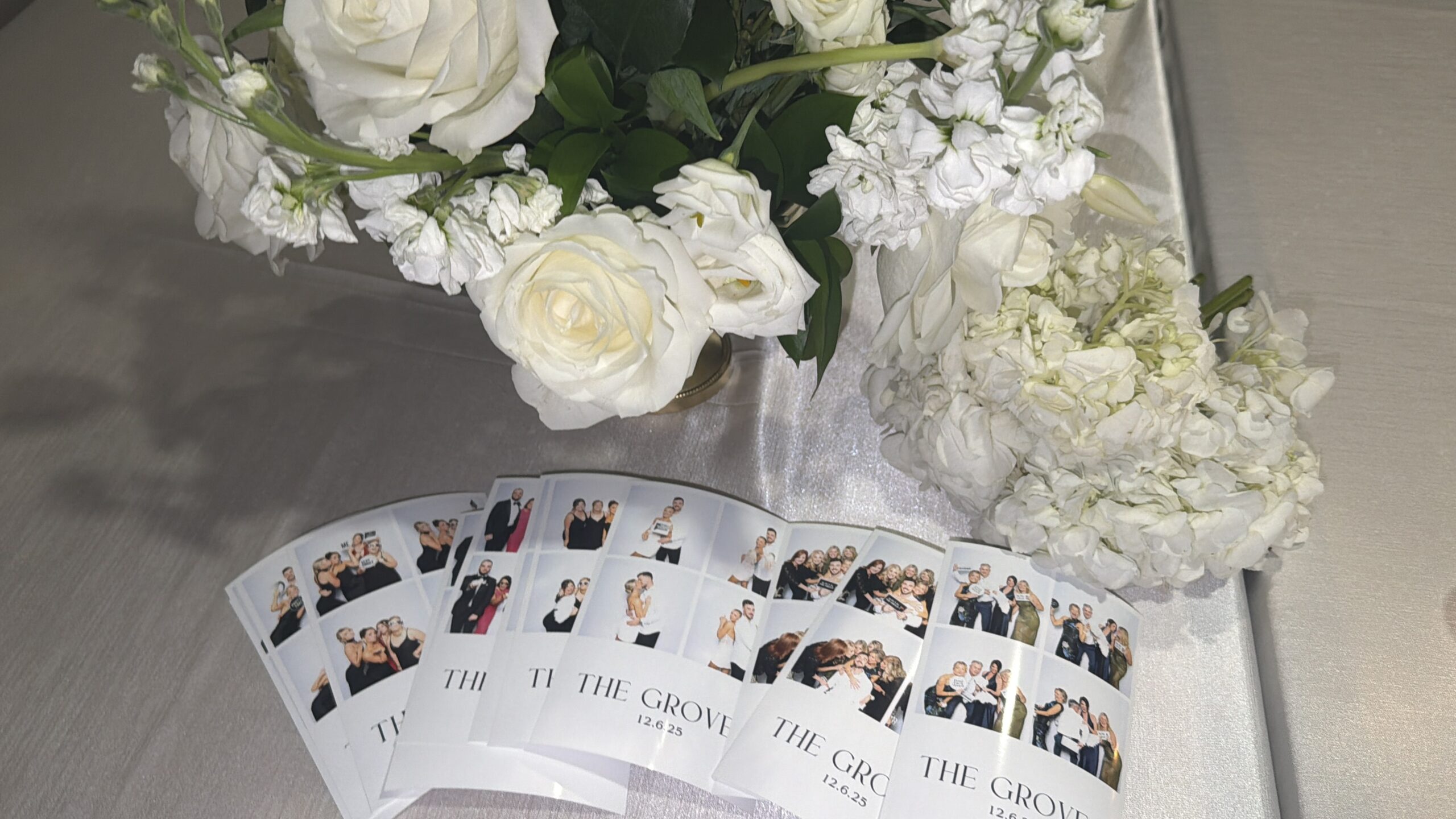 Luxury wedding photobooth print