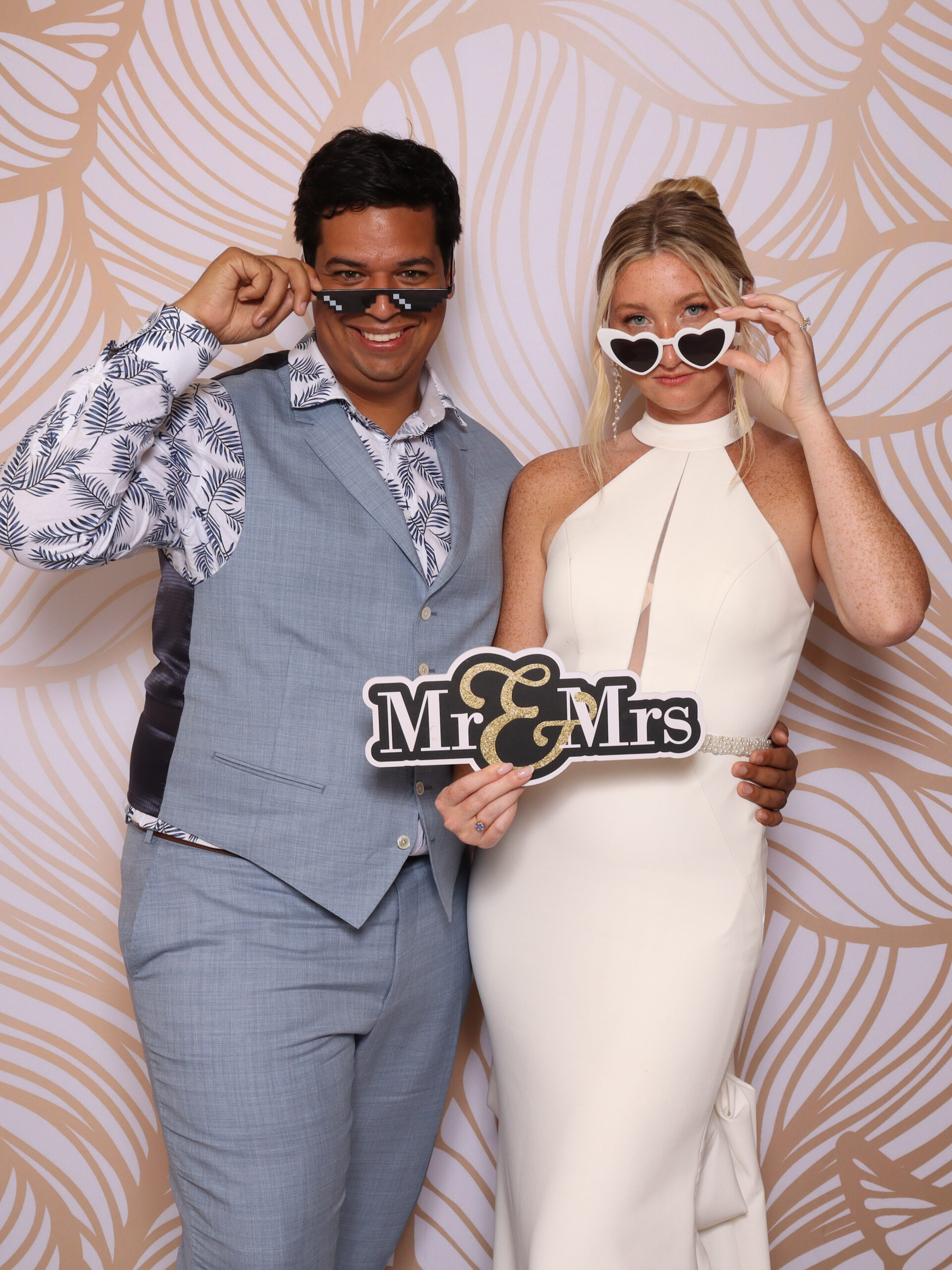 Wedding photobooth experience in Clearwater Beach