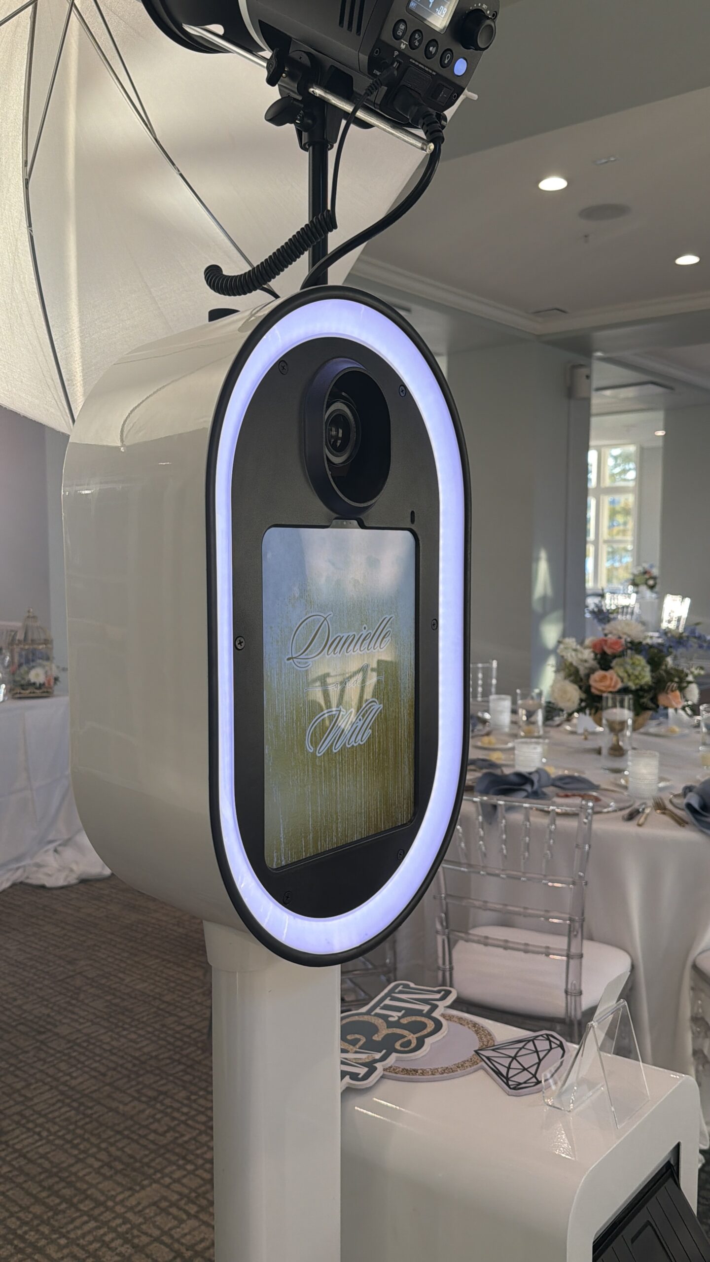 Wedding at the Fenway Hotel in Dunedin Florida Photo Booth rental