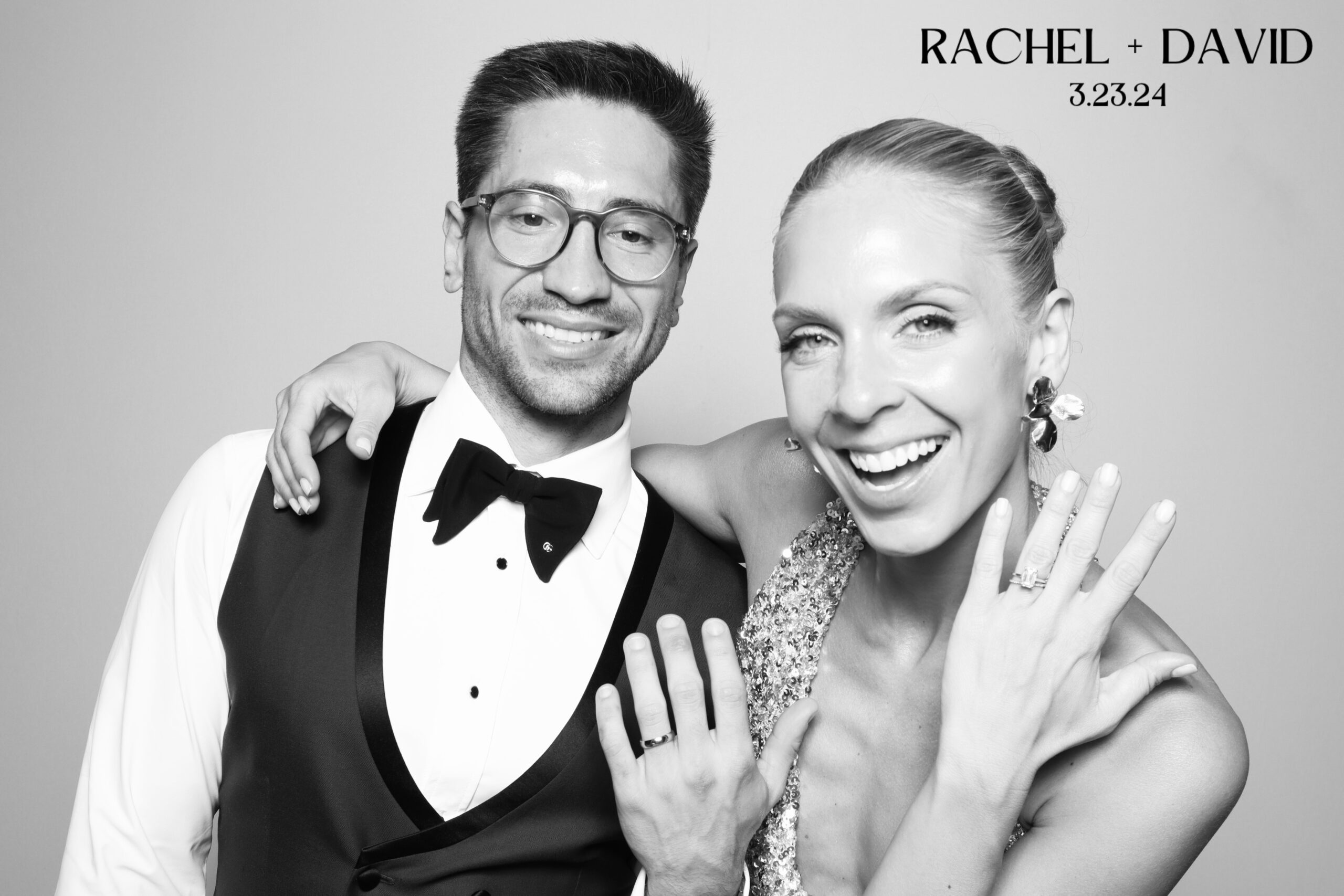 Wedding Glam Booth Tampa Black and White Photobooth Rental
