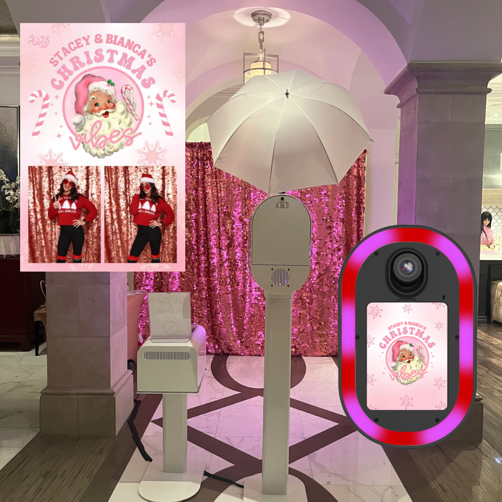 Tampa holiday Christmas photo booth rental