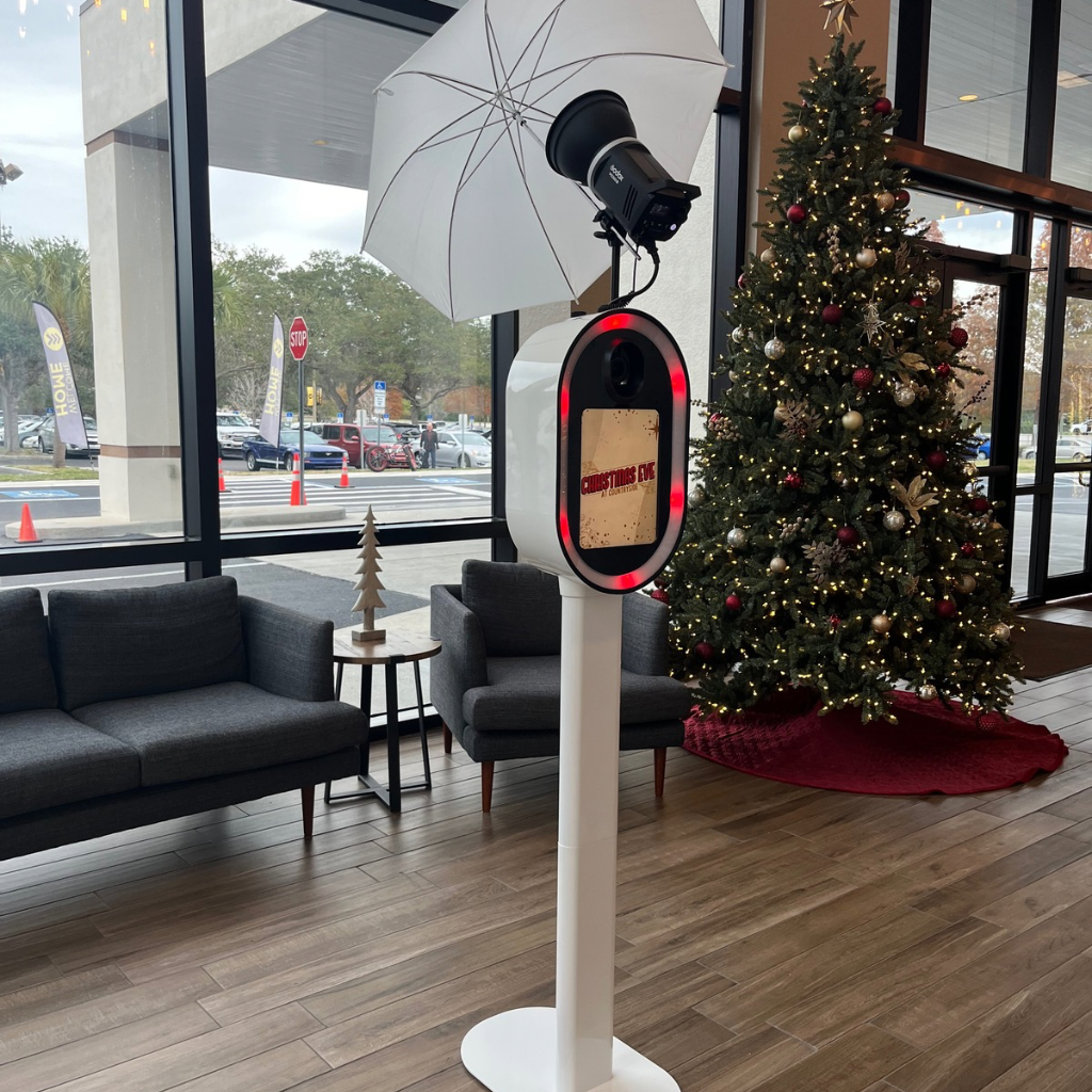 Holiday photo booth rental Tampa Bay