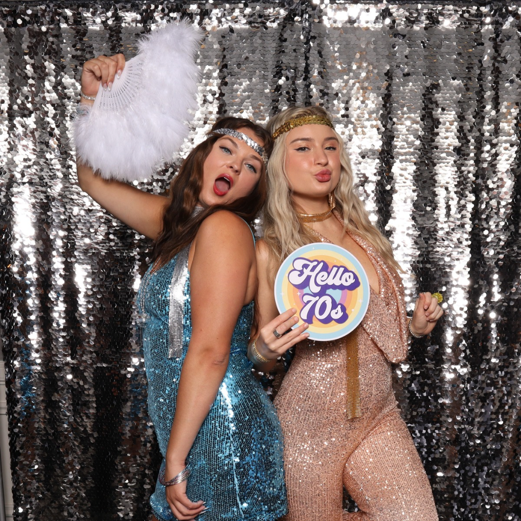 Luxury wedding photo booth props