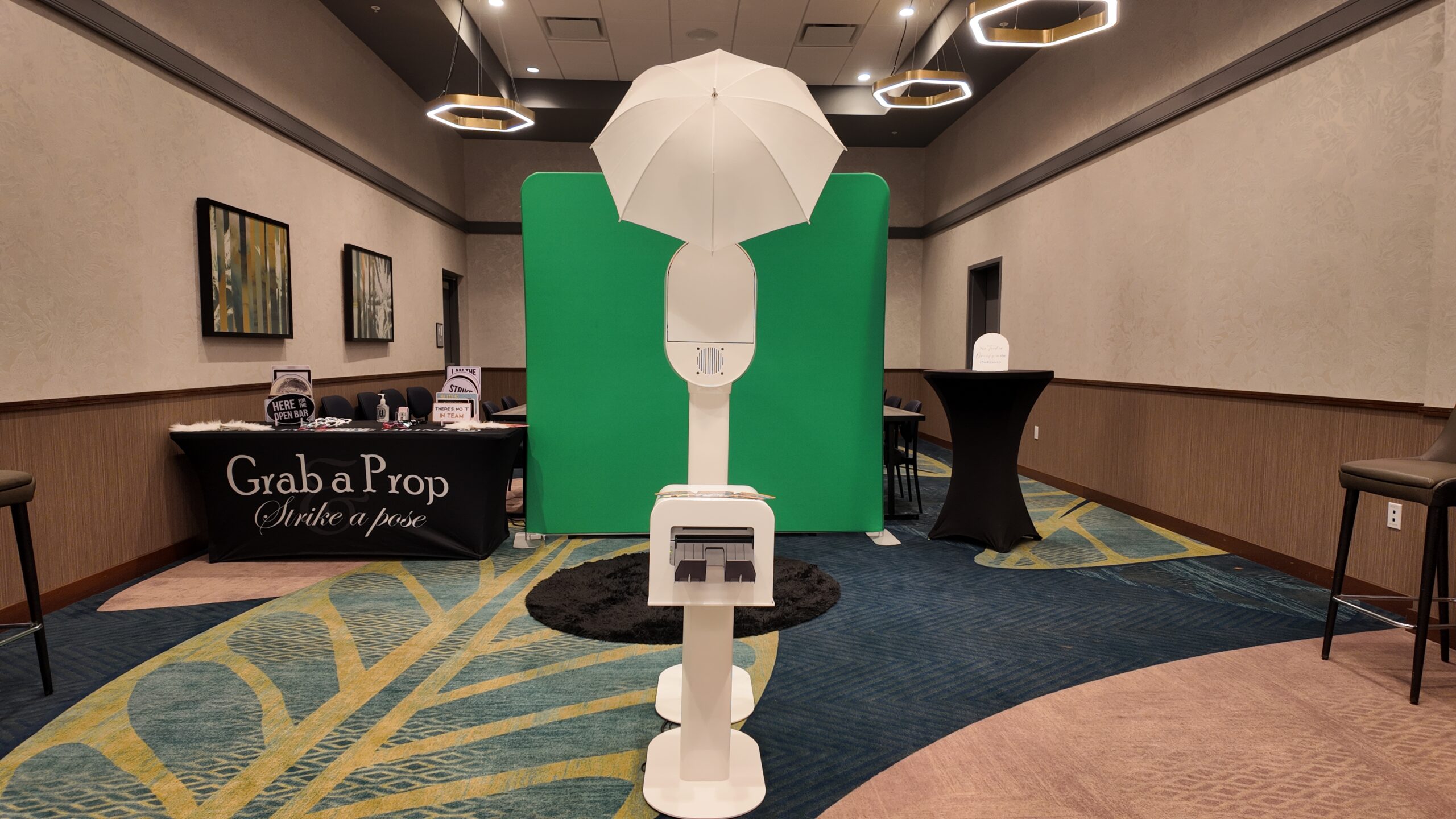 Green screen photobooth corporate event Tampa Bay