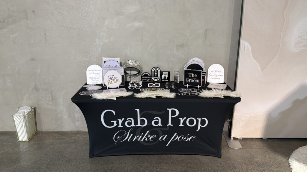photo booth at white rock canyon in bushnell florida props