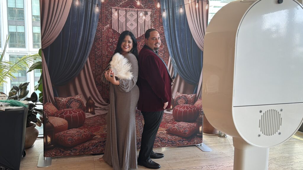 the tampa edition in downtown Tampa Bay, florida Photo Booth guest posing