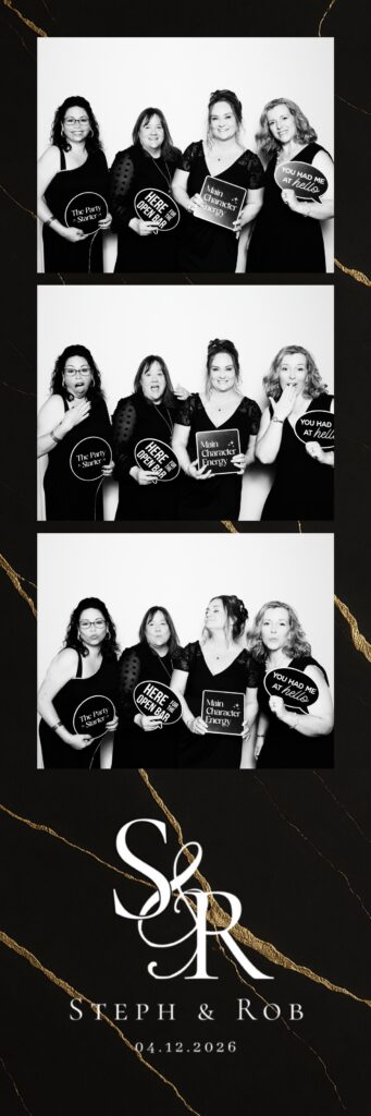 Wedding Photo Booth print at Bella cosa wedding